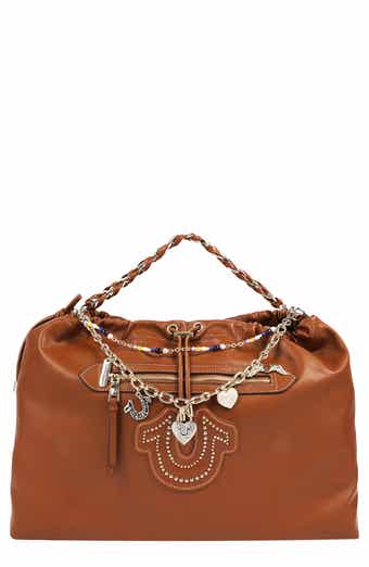 Vintage Chain Faux Leather Soft Hobo Bag