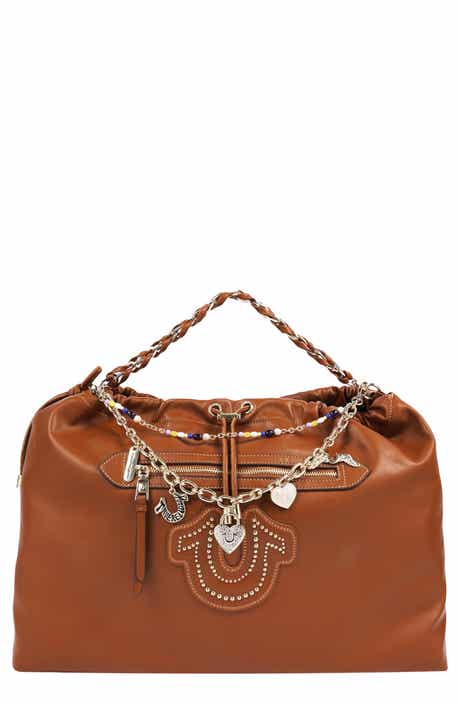 Vintage Chain Faux Leather Soft Hobo Bag