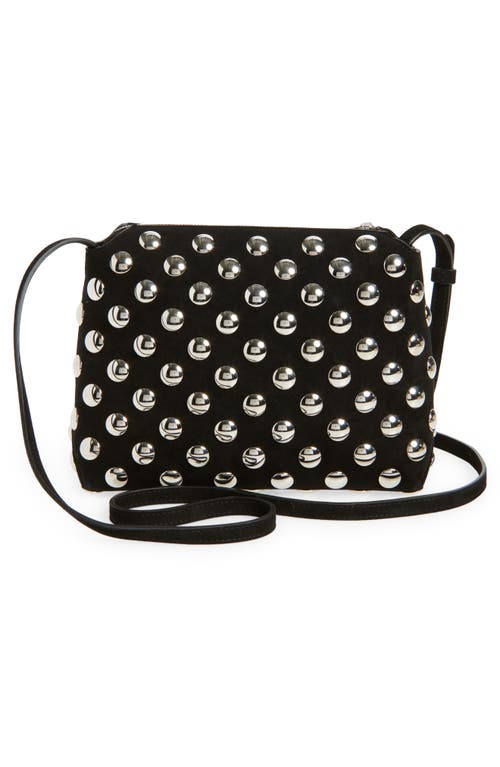 Khaite Lina Studed Suede Crossbody Bag