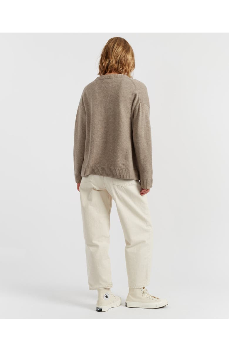 Chinti
Parker Wool-Cashmere Peek Pocket Cardigan, Alternate, color, Warm Oatmeal