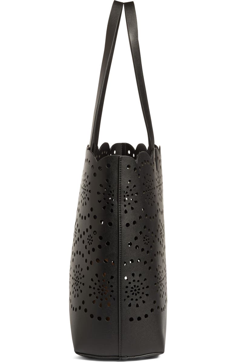 Chelsea28 Lily Scallop Faux Leather Tote, Alternate, color,