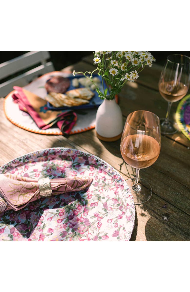 Sophie Williamson Design Napkins Mussels from Brussels - Set of 6, Alternate, color, Pink