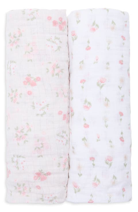 2-Pack Assorted Muslin Blankets