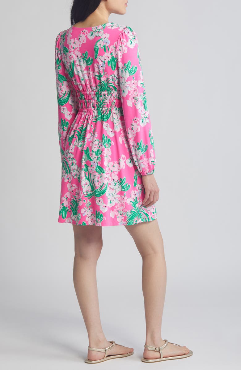 Lilly Pulitzer<sup>®</sup> Calla Long Sleeve Shirred Waist Dress, Alternate, color,