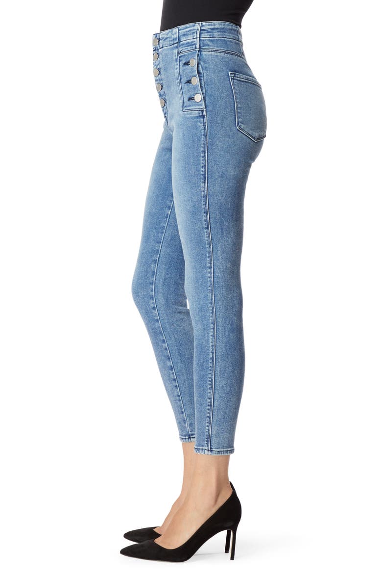 Natasha Sky High Crop Super Skinny Jeans, Alternate, color, METEOR