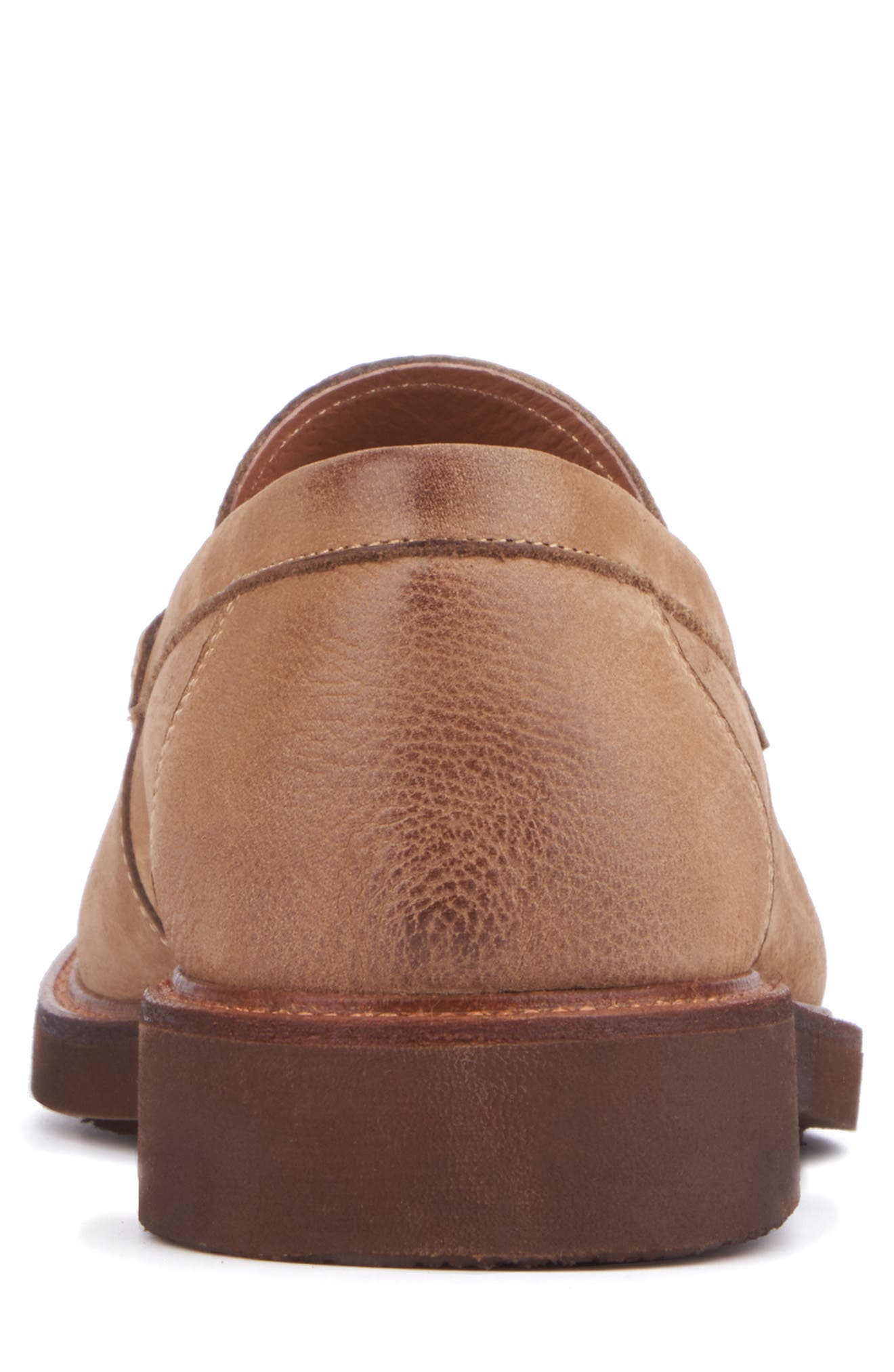 Xander Moc Toe Loafer, Alternate, color, TAUPE