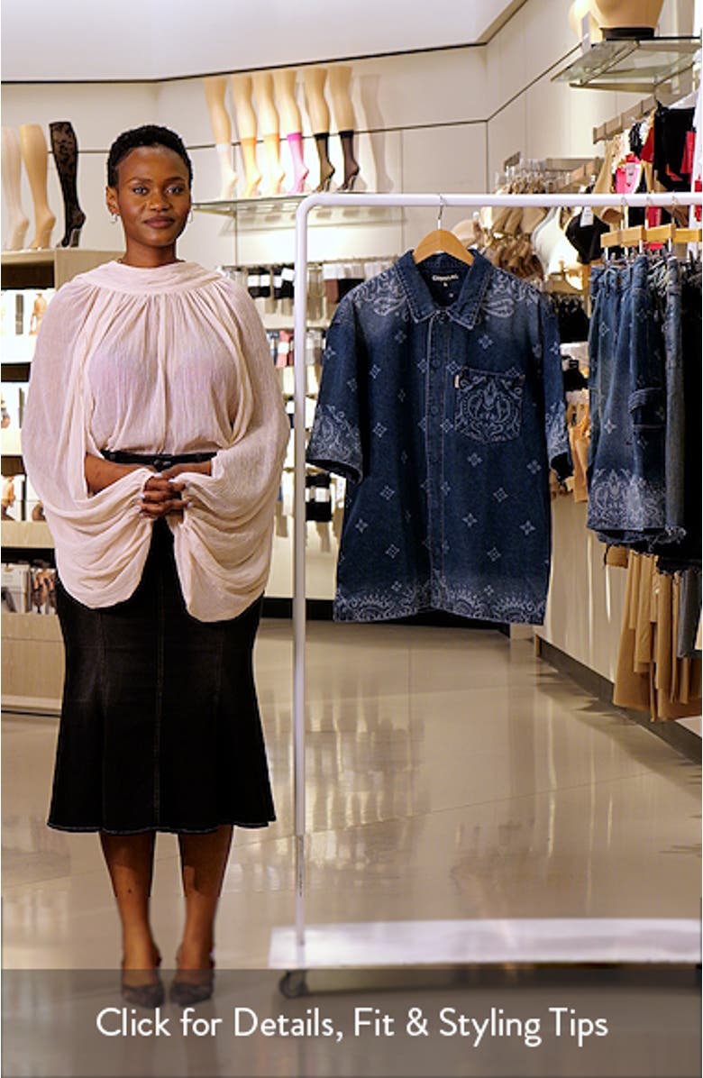 Laser Print Denim Shirt, sales video thumbnail