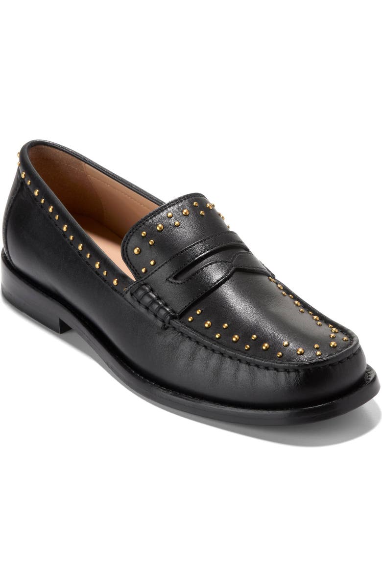 Cole Haan Lana Luxe Remastered Studded Penny Loafer, Main, color,