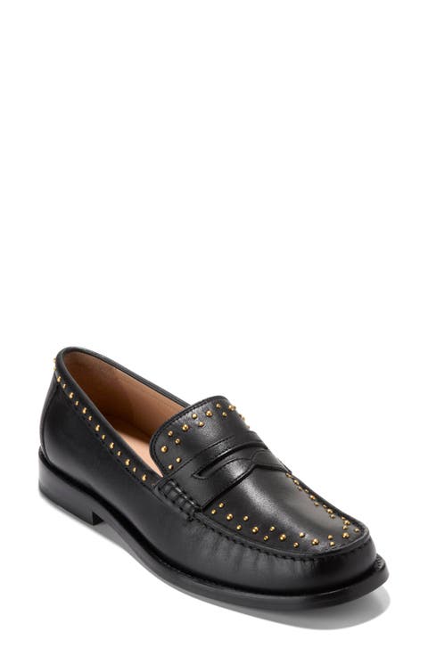 Lana Luxe Remastered Studded Penny Loafer (Women)