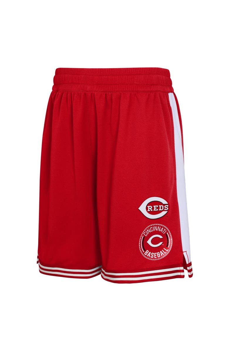 Outerstuff Youth  Red Cincinnati Reds Infielder Shorts, Alternate, color, 