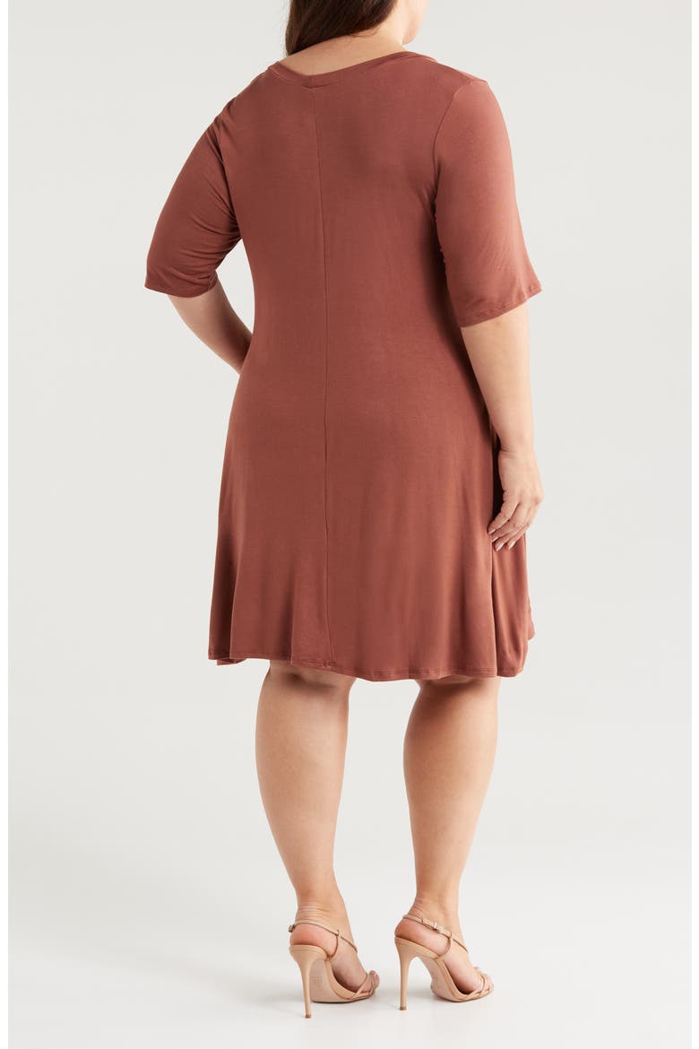 Pocket Dress, Alternate, color, CINNAMON