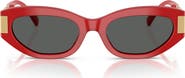 Versace 54mm Cat Eye Sunglasses