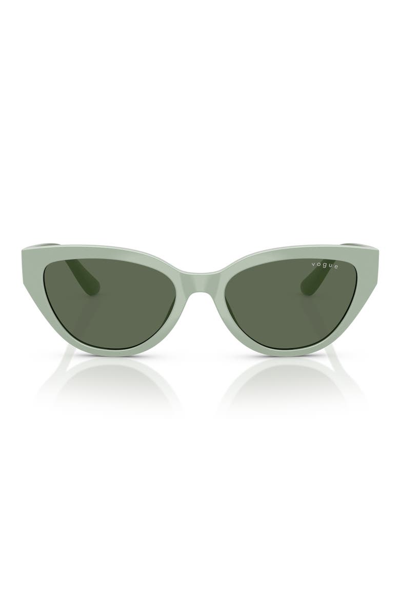 50mm Cat Eye Sunglasses, Main, color, MINT GREEN