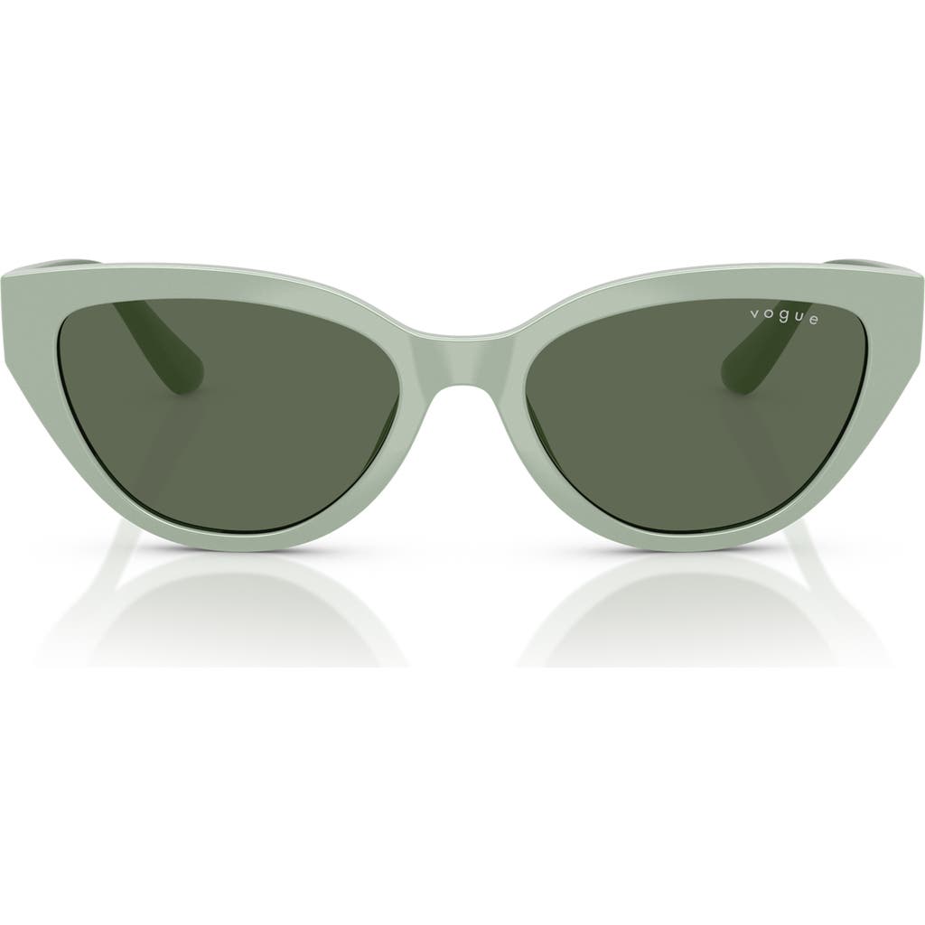 Vogue 50mm Cat Eye Sunglasses In Mint Green