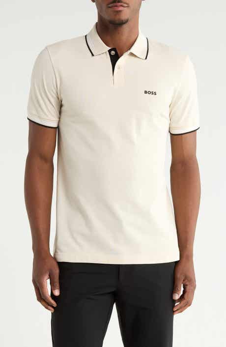 Paul Tipped Stretch Cotton Polo