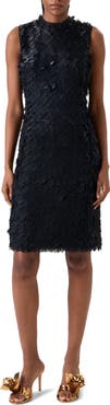 Akris Layered Organza Tile Sheath Dress