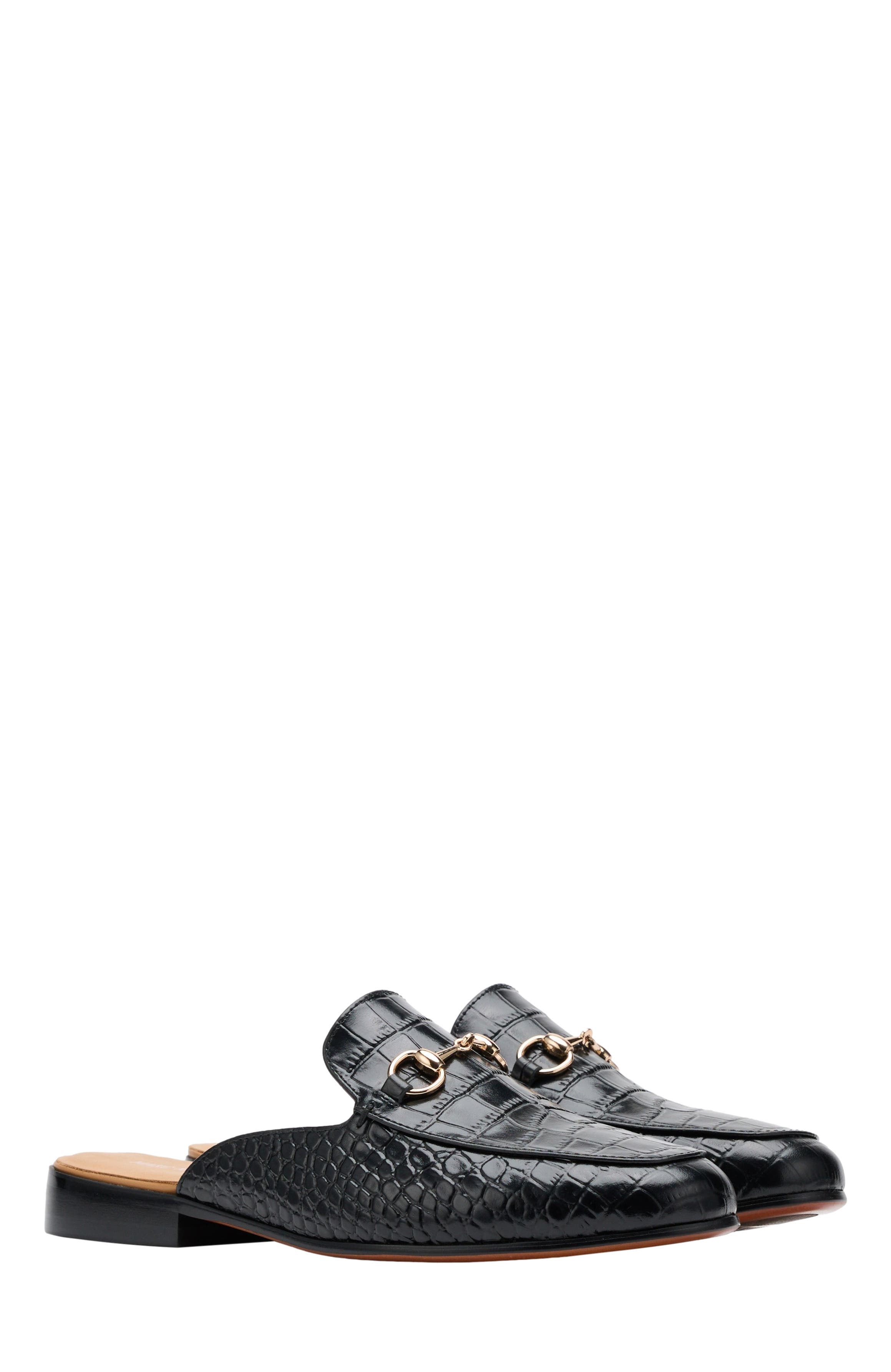 MARC NOLAN Ms. Del Sol Loafer Mule, Alternate, color, Black Croc