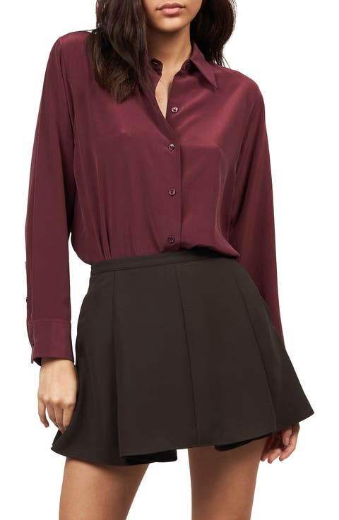 Essential Silk Button-Up Shirt