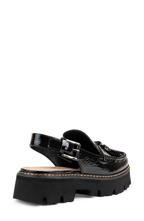 Donald Pliner Marshaci Platform Slingback Loafer In Black