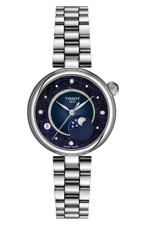 Bellissima Desir Moonphase Two-Tone Bracelet Watch, 36mm