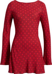 Princess Polly Good Graces Long Sleeve Minidress