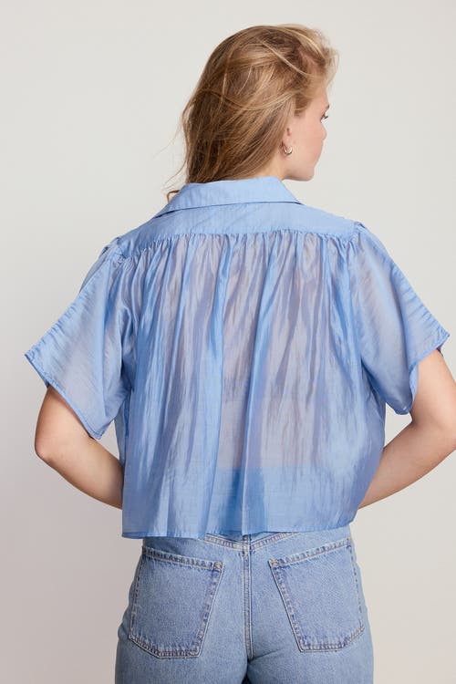 The Shirt By Rochelle Behrens The Hayden Shirt In Blue