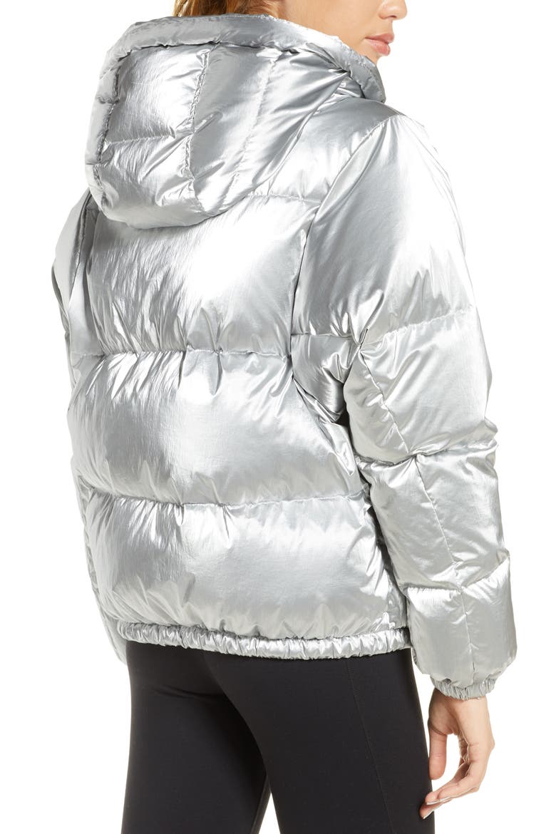 Mont Blanc Down Puffer Jacket, Alternate, color, SILVER