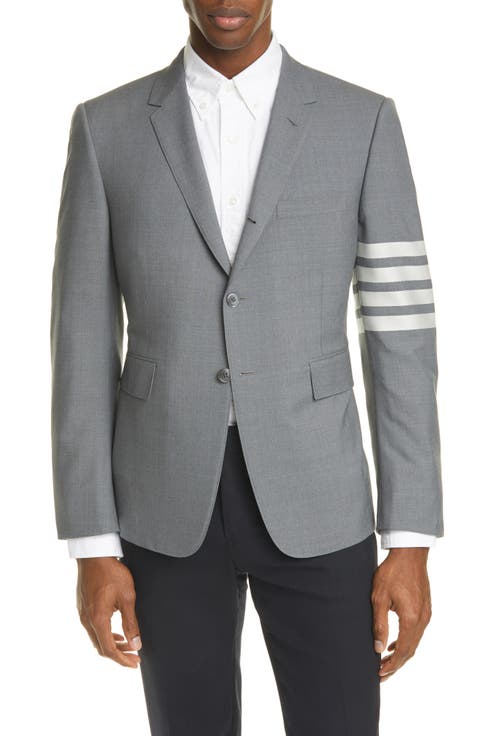 4 Bar Mélange Wool Sport Coat