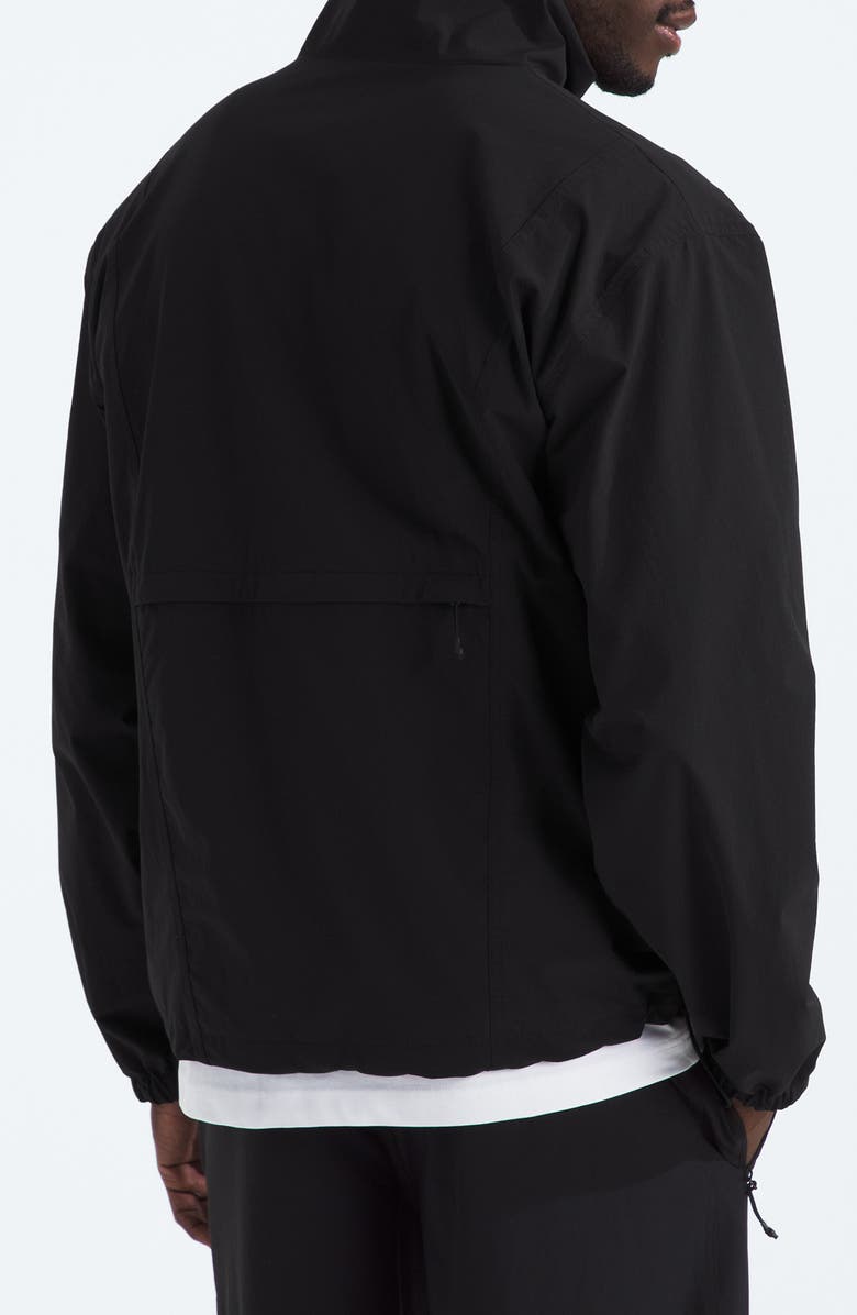 The North Face North Dome Water Repellent Wind Resistant Stretch Nylon Jacket, Alternate, color, Black