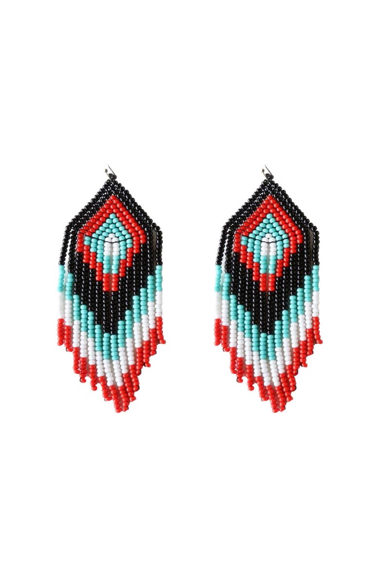Fosterie Arrow Embera Earrings, Main, color, 