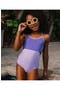  Purple Colorblock