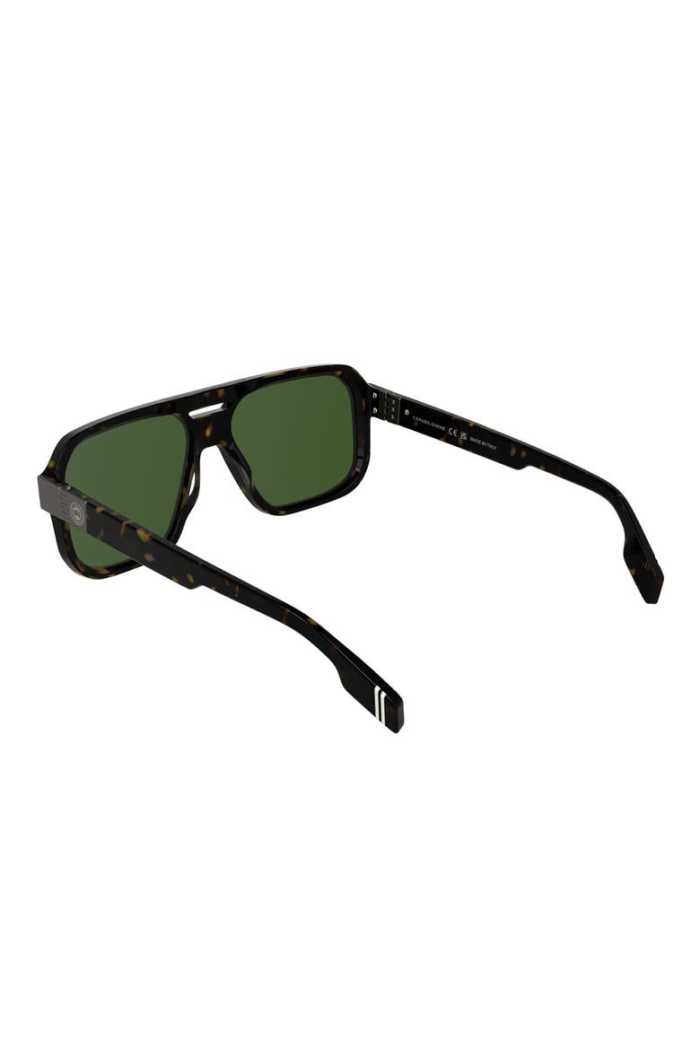 59mm Modified Rectangular Sunglasses, Alternate, color, DARK HAVANA
