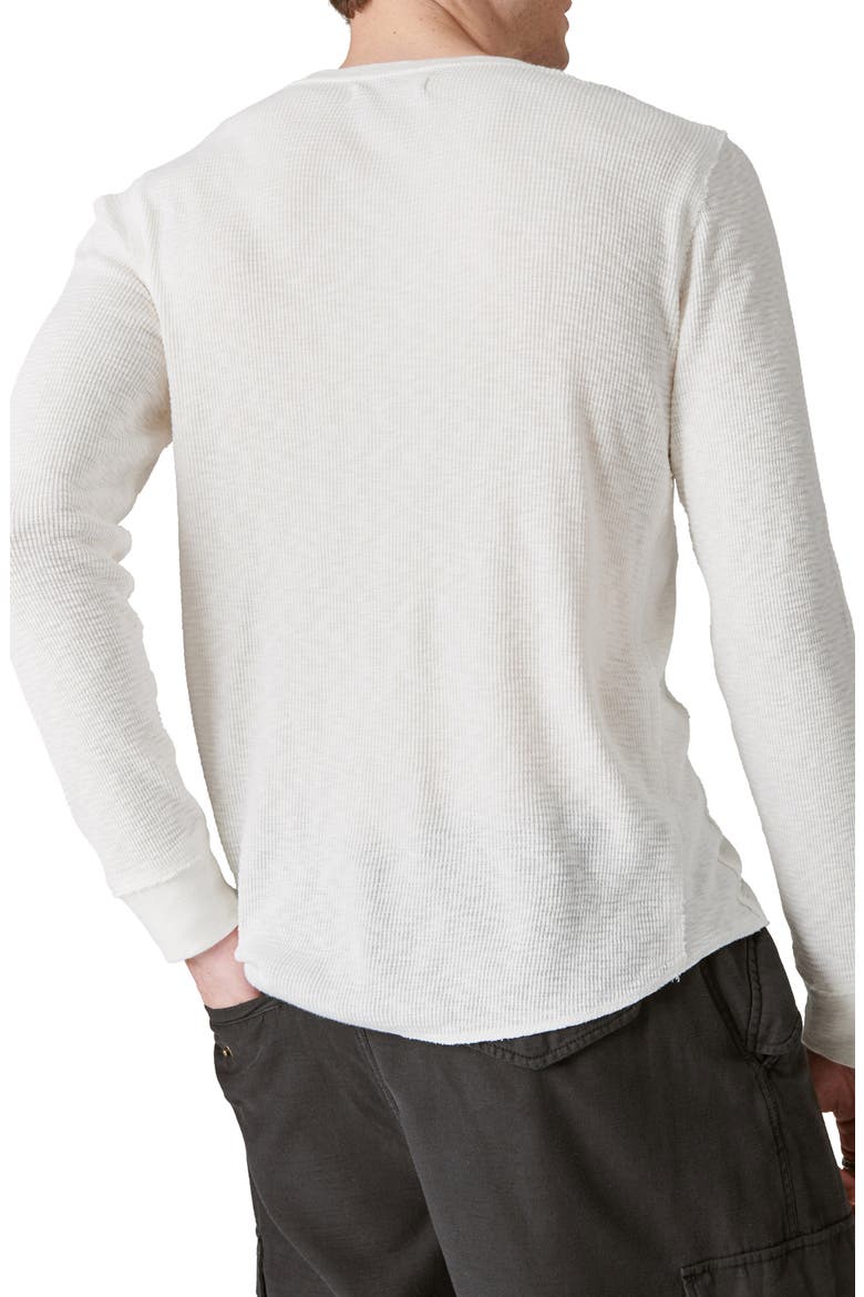 Garment Dye Thermal T-Shirt, Alternate, color, BRIGHT WHITE