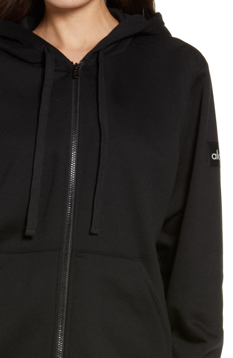 Alo Everyday Full Zip Fleece Hoodie, Alternate, color,