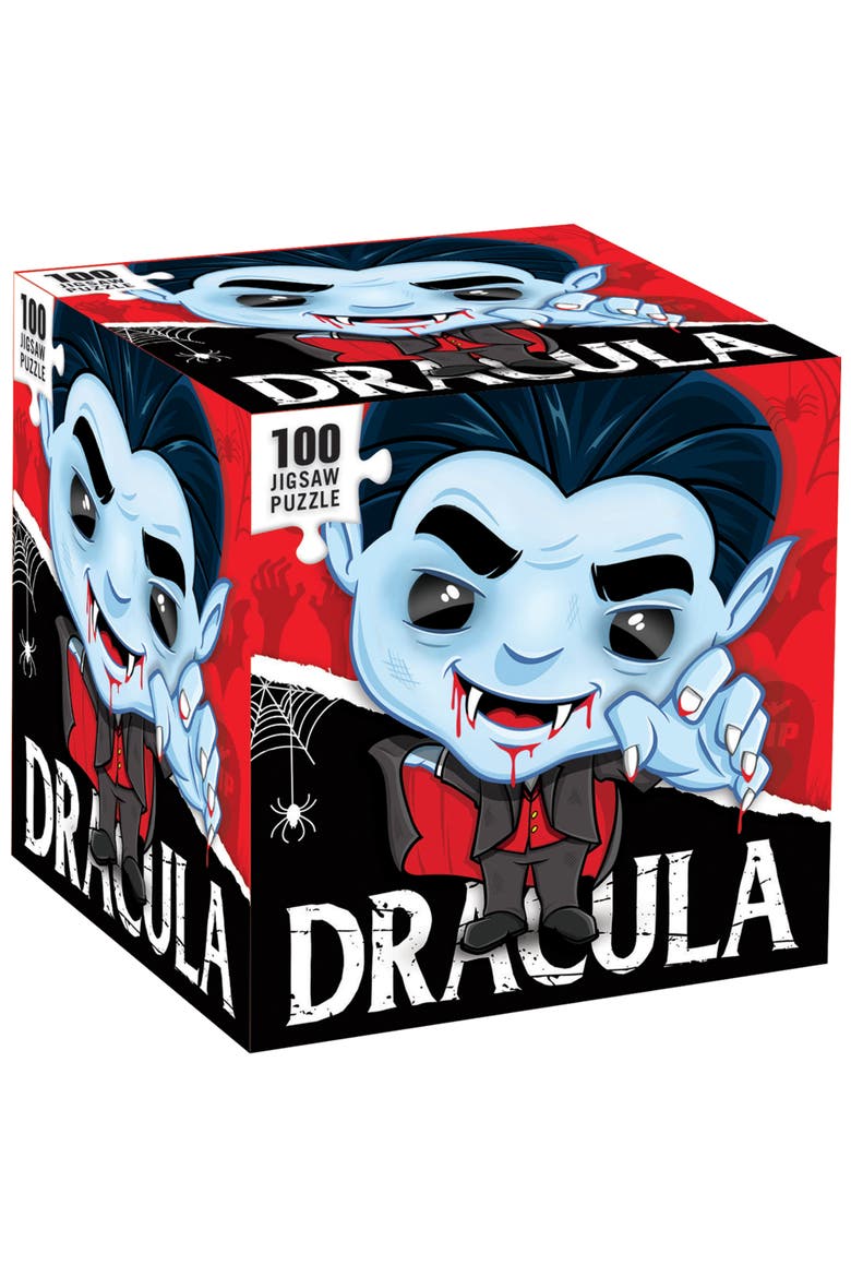 Dracula 100 Piece Jigsaw Puzzle, Main, color, Multicolor