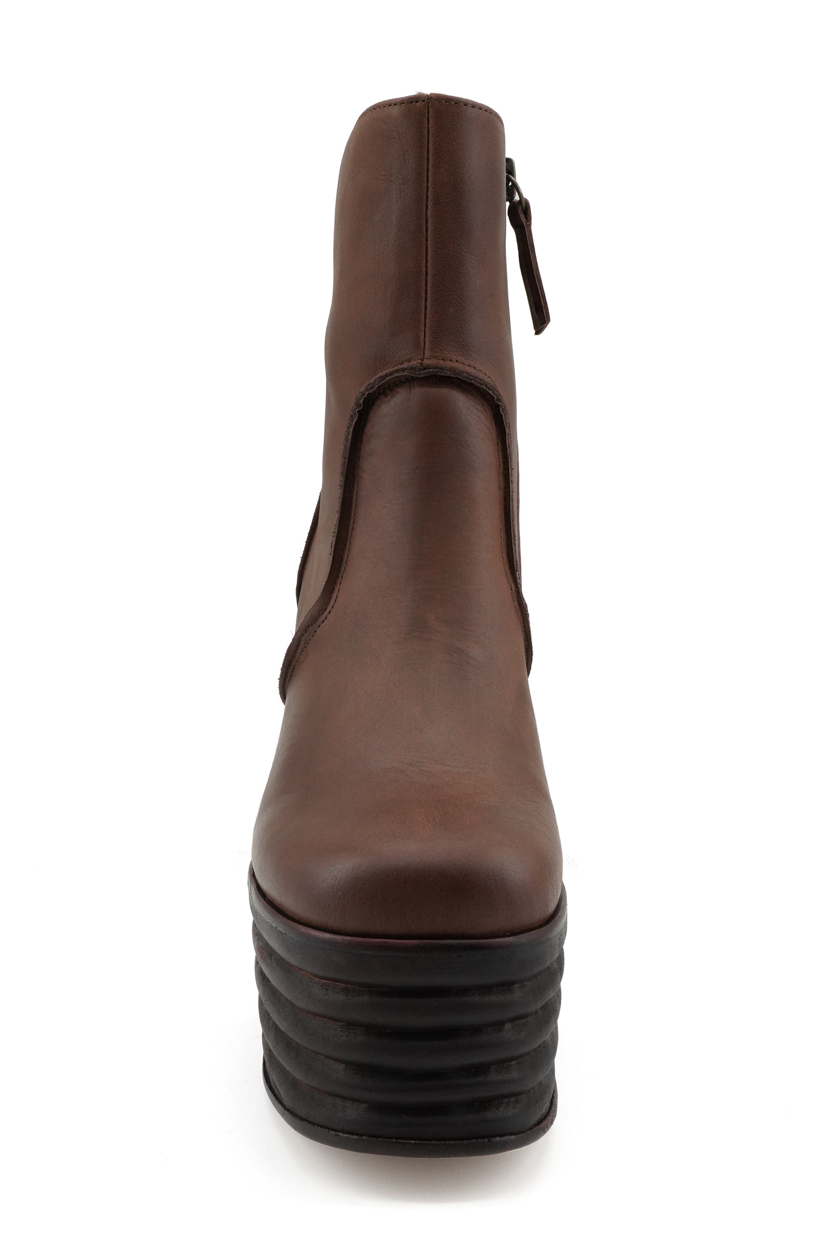 Argelia Waterproof Platform Bootie, Alternate, color, BROWN