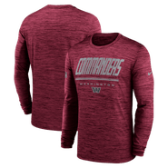 Nike Men's Nike Burgundy Washington Commanders Sideline Offensive Transition Velocity Dri-FIT Long Sleeve T-Shirt
