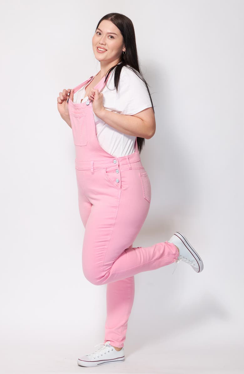 SLINK Jeans Denim Overalls, Alternate, color, 