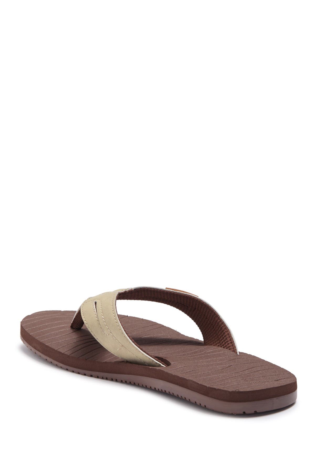 Wave Runner Flip Flop, Alternate, color, BROWN TAN
