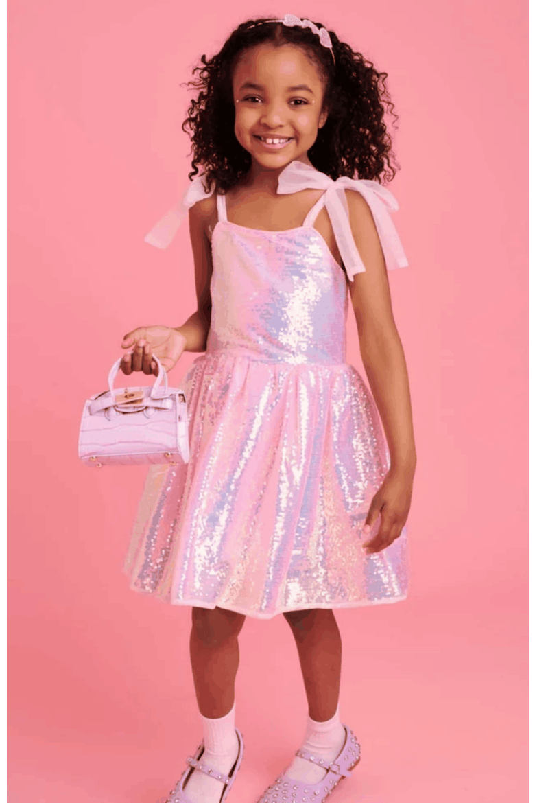 Magic Sequin Tank Dress, Alternate, color, Pink