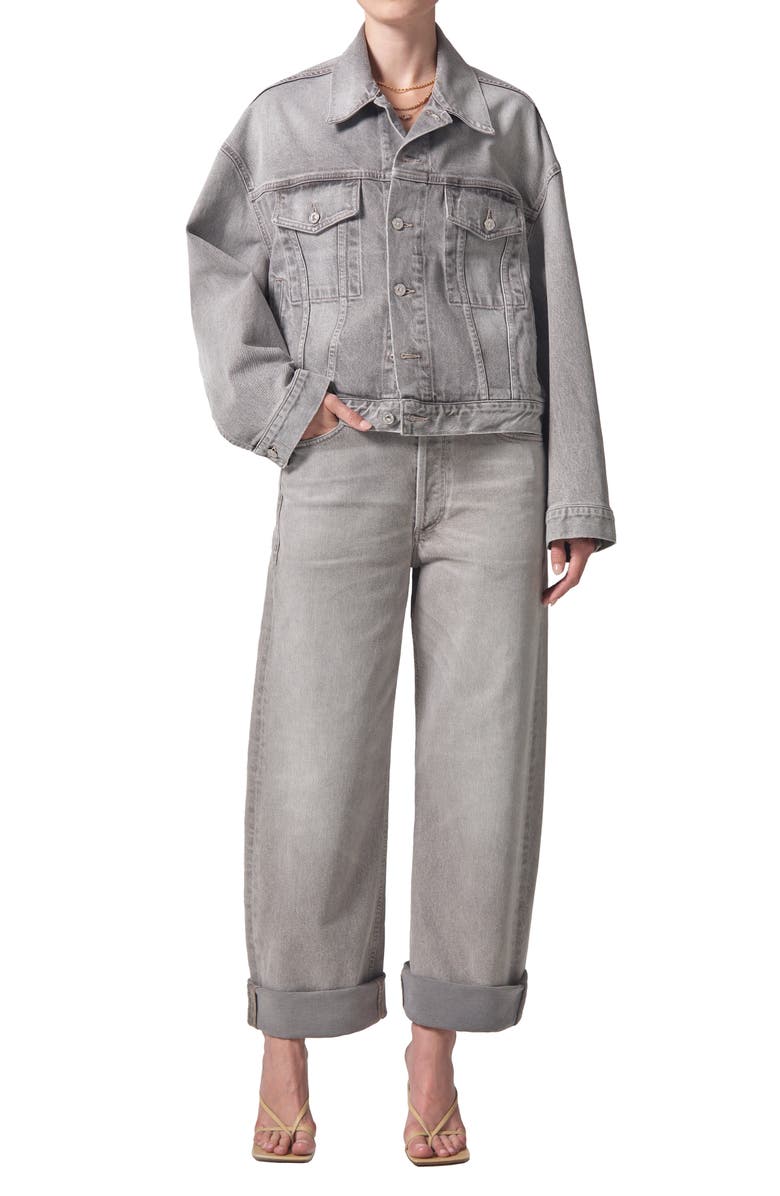 Citizens of Humanity Ayla High Waist Baggy Wide Leg Jeans, Alternate, color, 