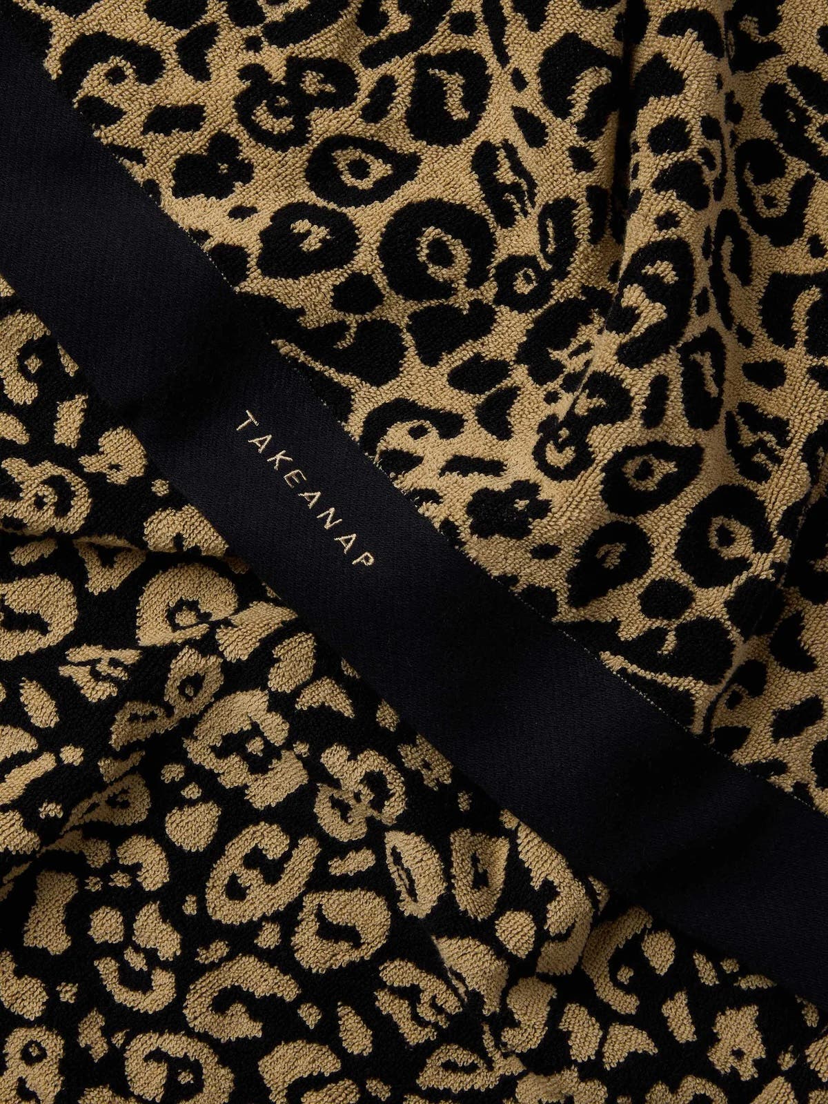 Take A Nap Leopard Print Terry Bath Towel | Nordstrom