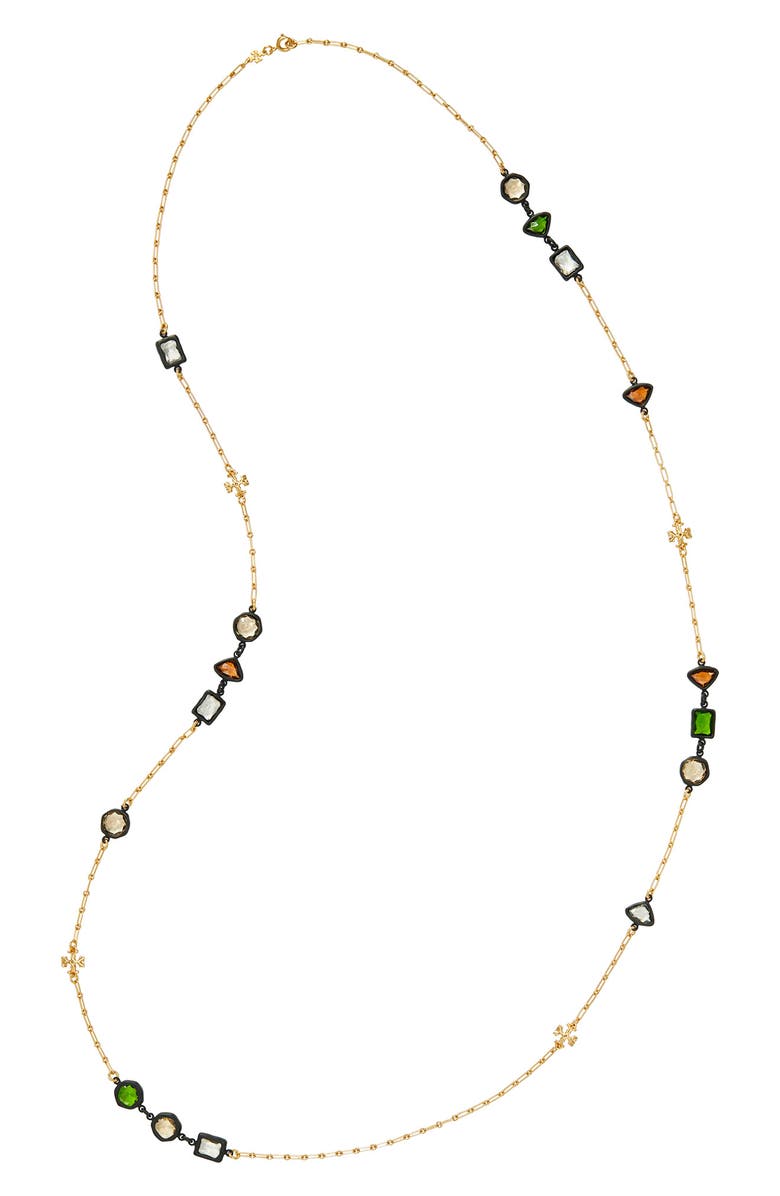 Tory Burch Roxanne Delicate Long Necklace, Alternate, color,