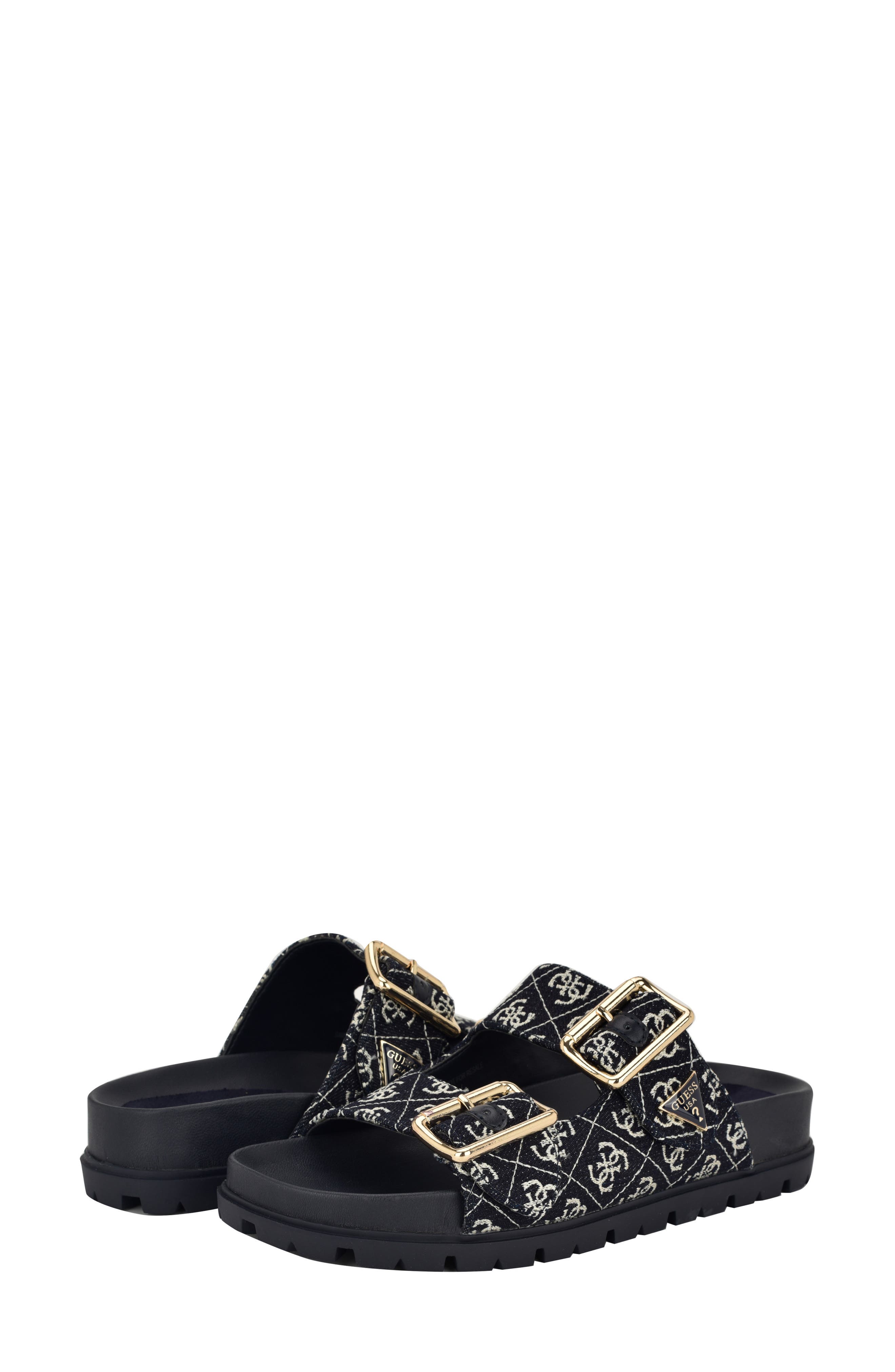 GUESS Fasten Sandal, Alternate, color, Dark Blue 400