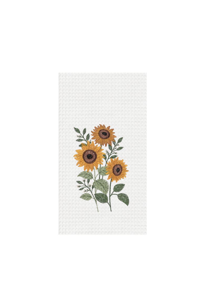 Sunflower Patch Towel, Main, color, Yellow