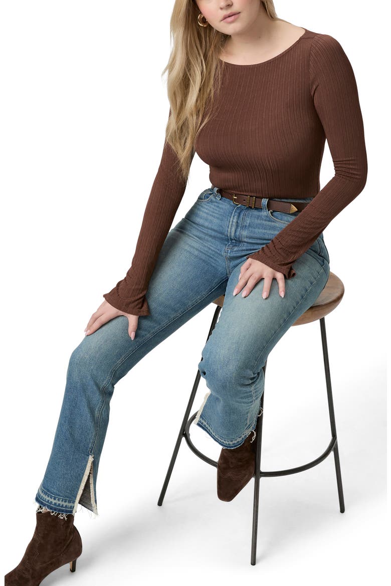 Knockout Undone Hem Jeans, Alternate, color, RIFF
