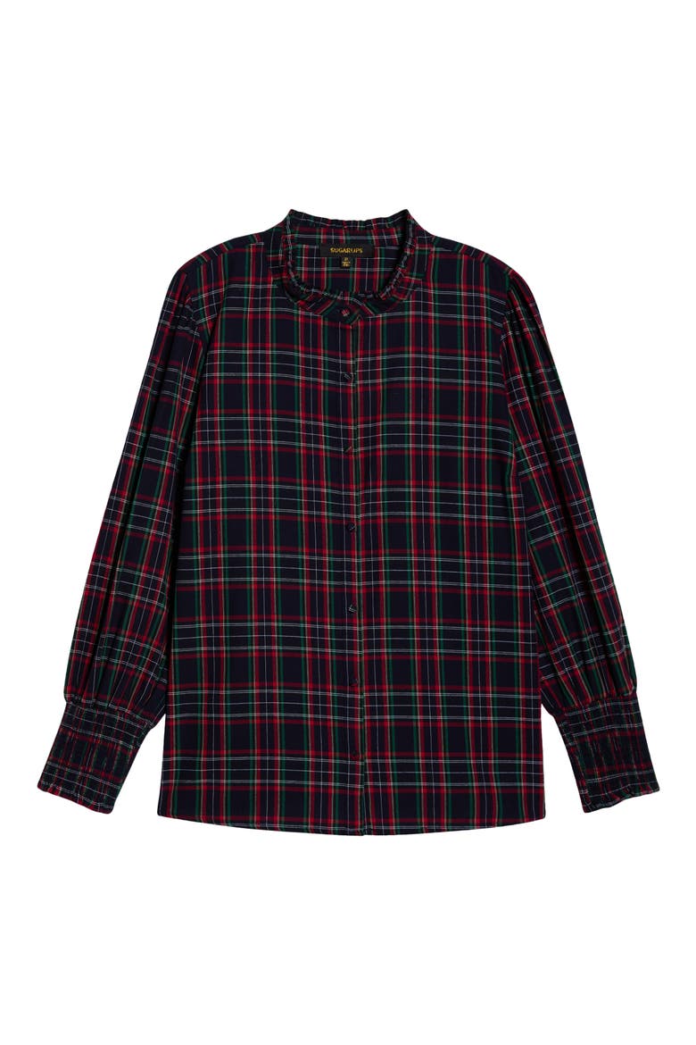Chapman Plaid Shirt, Alternate, color, NAVY MULTI