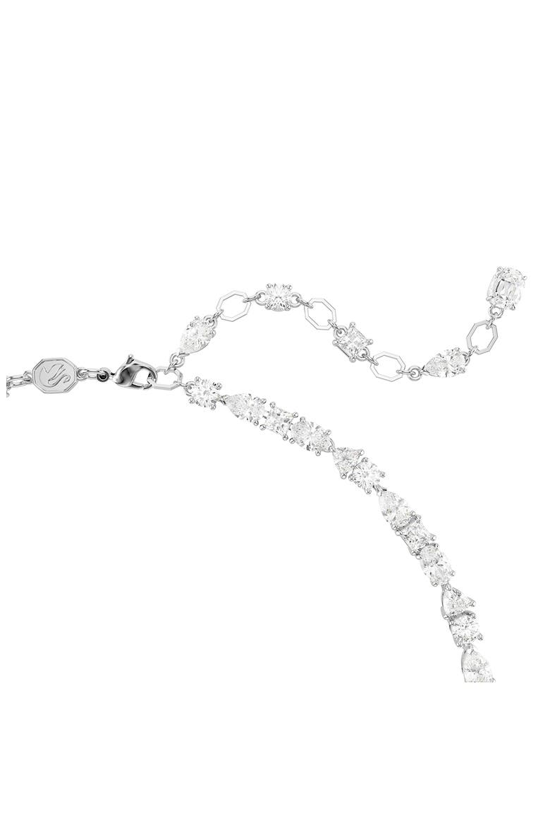 Mesmera Crystal Necklace & Earrings Set, Alternate, color, WHITE