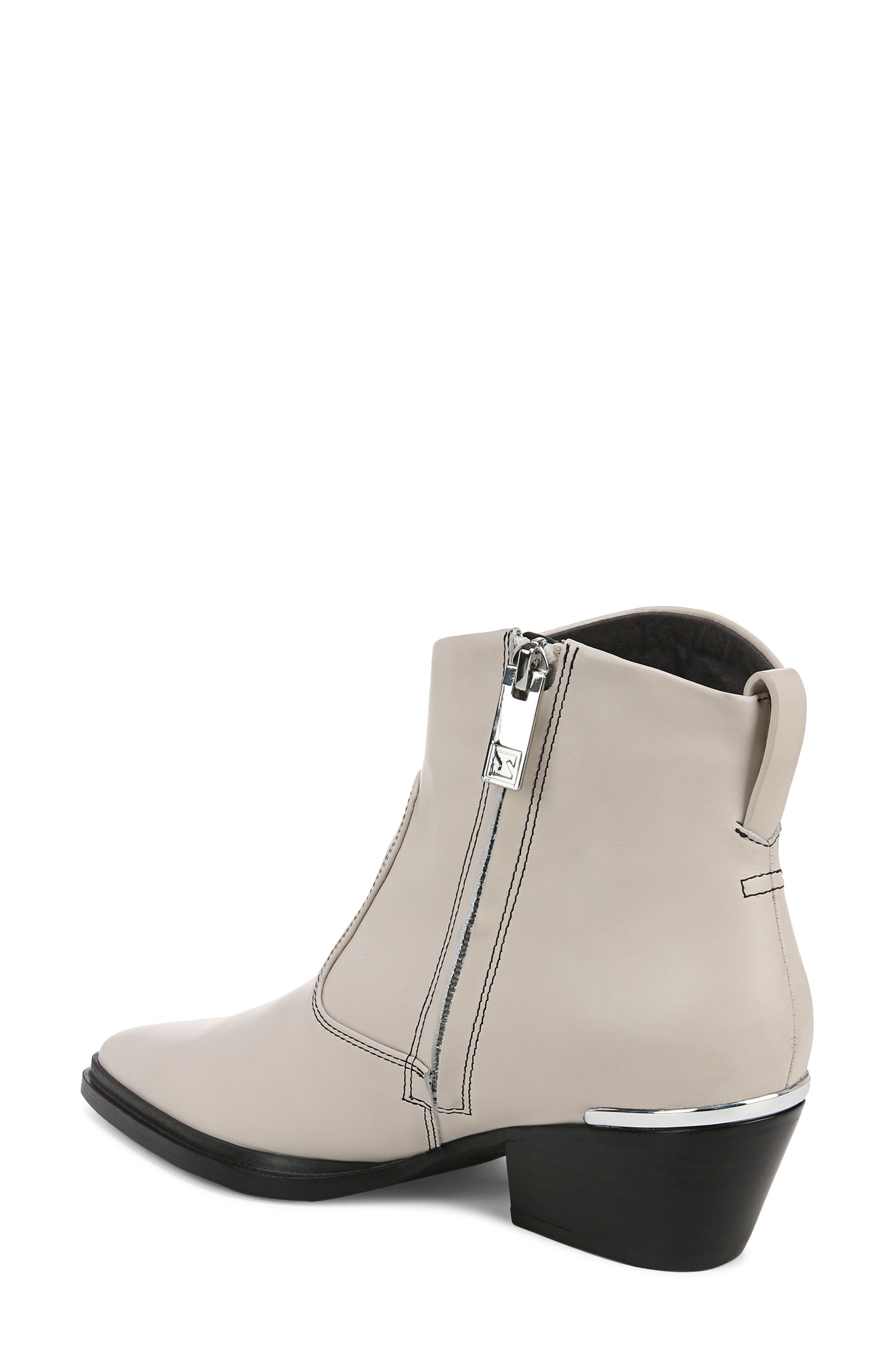 SARTO by Franco Sarto Blake Pointed Toe Bootie, Alternate, color, White