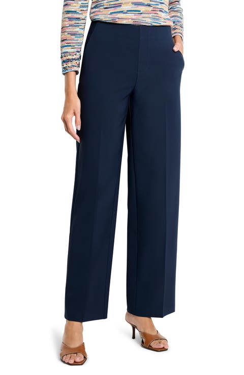 Lenox Wide Leg Stretch Pants (Regular & Petite)